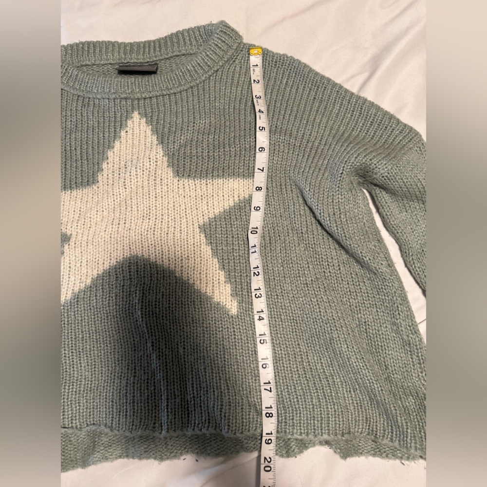 Wooden Ships Grey and Cream Star Sweater